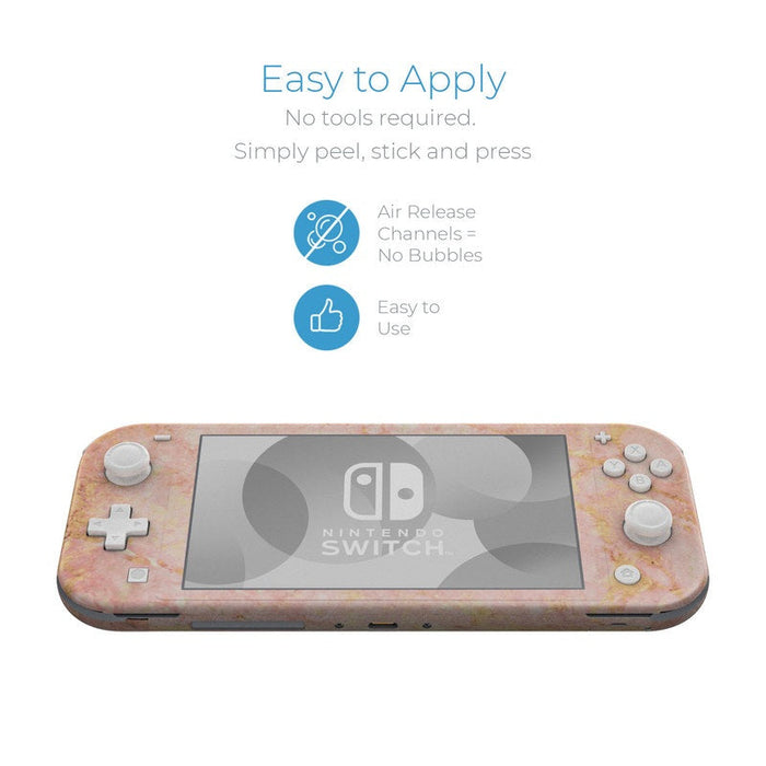 Rose Gold Marble - Nintendo Switch Lite Skin