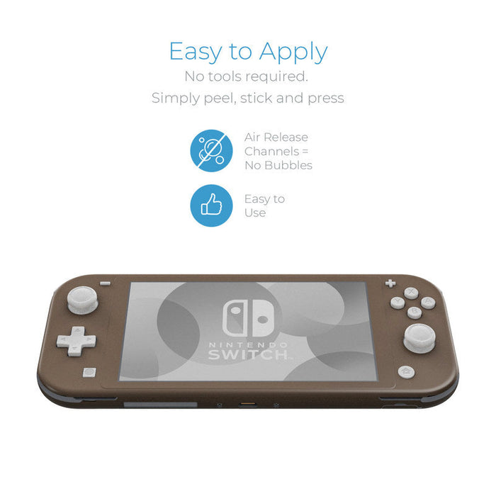 Solid State Flat Dark Earth - Nintendo Switch Lite Skin - eZthings USA WE SORT ALL THE CRAZIEST GADGETS, GIZMOS, TOYS & TECHNOLOGY, SO YOU DON'T HAVE TO.