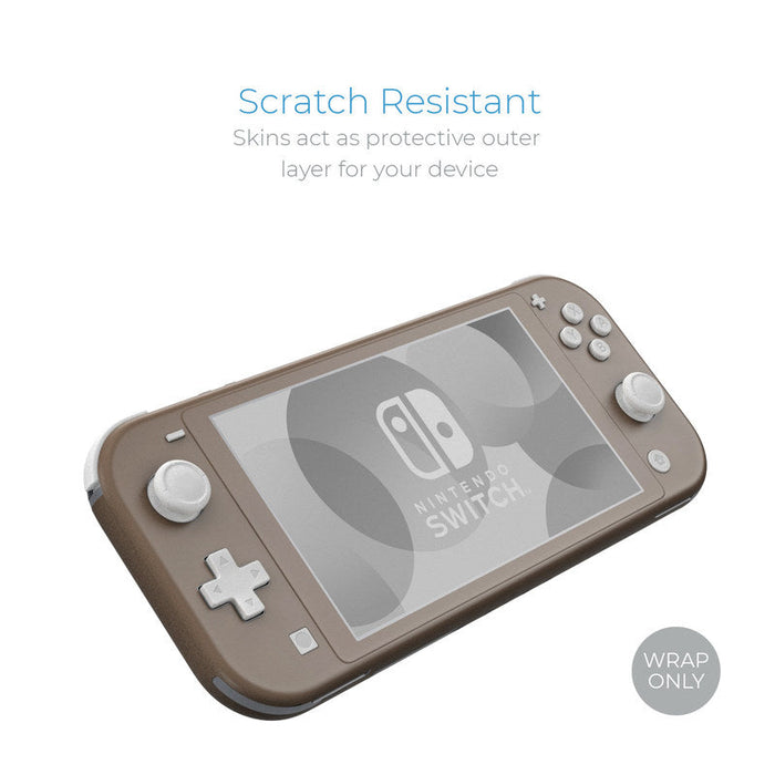 Solid State Flat Dark Earth - Nintendo Switch Lite Skin - eZthings USA WE SORT ALL THE CRAZIEST GADGETS, GIZMOS, TOYS & TECHNOLOGY, SO YOU DON'T HAVE TO.