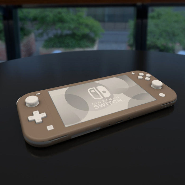 Solid State Flat Dark Earth - Nintendo Switch Lite Skin - eZthings USA WE SORT ALL THE CRAZIEST GADGETS, GIZMOS, TOYS & TECHNOLOGY, SO YOU DON'T HAVE TO.