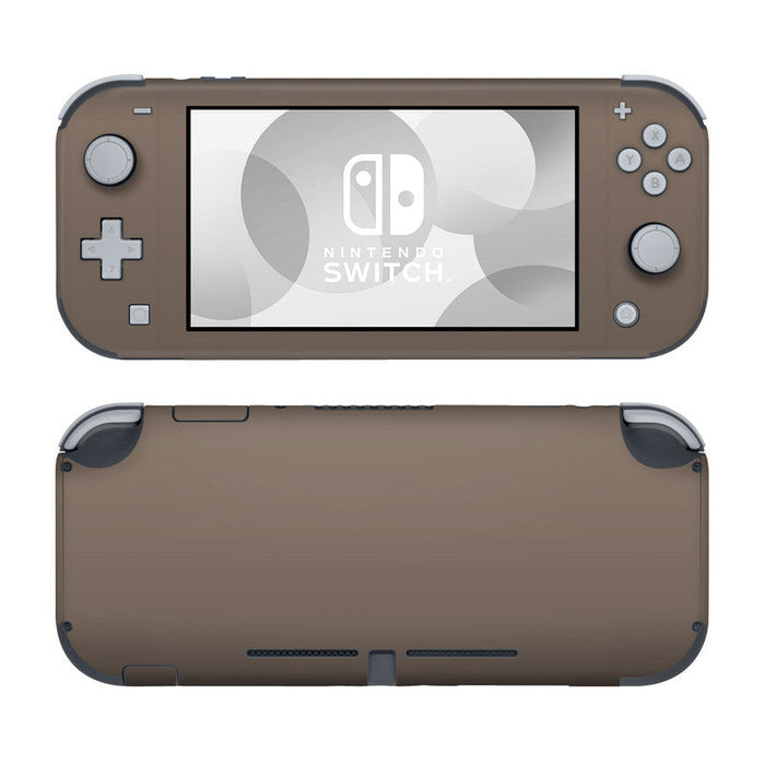 Solid State Flat Dark Earth - Nintendo Switch Lite Skin - eZthings USA WE SORT ALL THE CRAZIEST GADGETS, GIZMOS, TOYS & TECHNOLOGY, SO YOU DON'T HAVE TO.