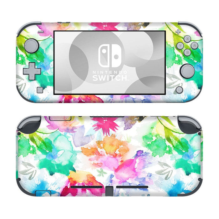 Watercolor Spring Memories - Nintendo Switch Lite Skin