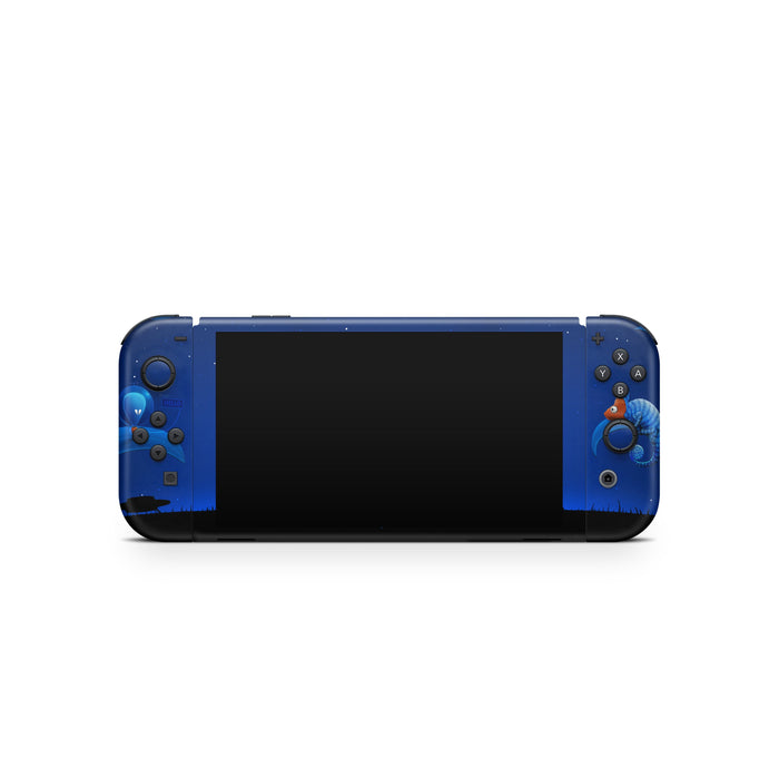 Alien and Chameleon - Nintendo Switch Skin