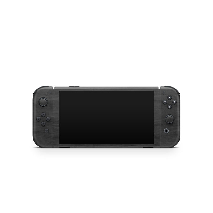 Black Woodgrain - Nintendo Switch Skin