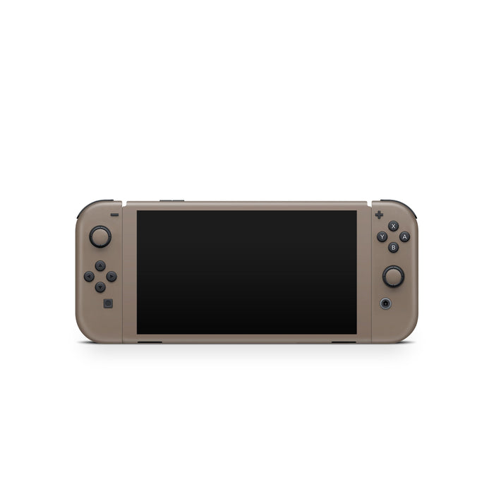 Solid State Flat Dark Earth - Nintendo Switch Skin