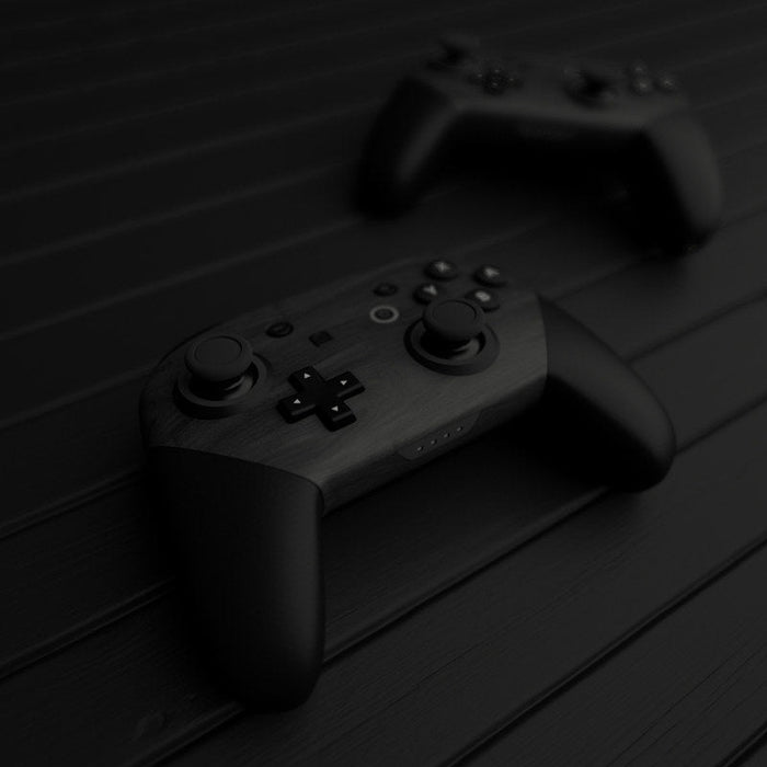 Black Woodgrain - Nintendo Switch Pro Controller Skin
