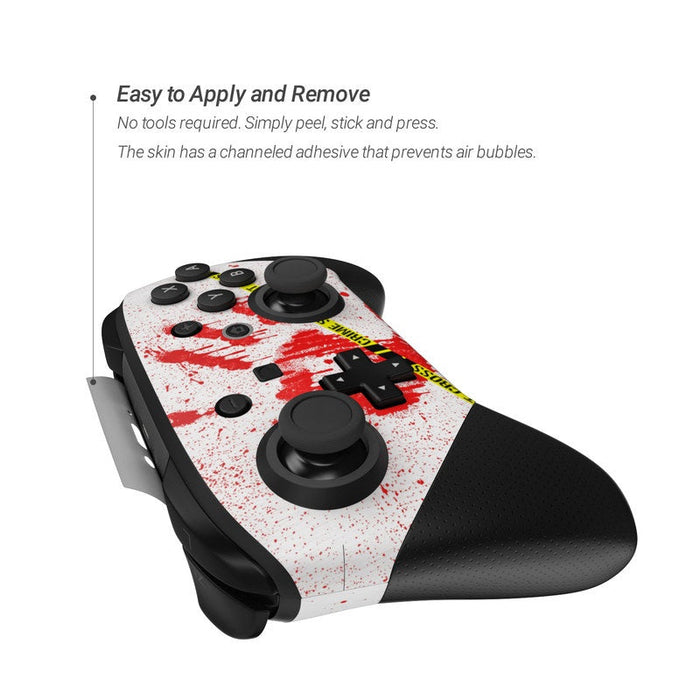 Crime Scene Revisited - Nintendo Switch Pro Controller Skin - eZthings USA WE SORT ALL THE CRAZIEST GADGETS, GIZMOS, TOYS & TECHNOLOGY, SO YOU DON'T HAVE TO.