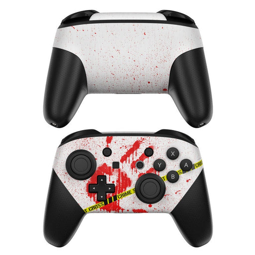 Crime Scene Revisited - Nintendo Switch Pro Controller Skin - eZthings USA WE SORT ALL THE CRAZIEST GADGETS, GIZMOS, TOYS & TECHNOLOGY, SO YOU DON'T HAVE TO.