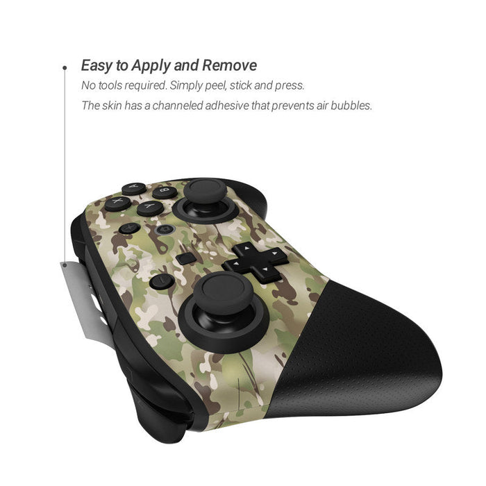 FC Camo - Nintendo Switch Pro Controller Skin - eZthings USA WE SORT ALL THE CRAZIEST GADGETS, GIZMOS, TOYS & TECHNOLOGY, SO YOU DON'T HAVE TO.