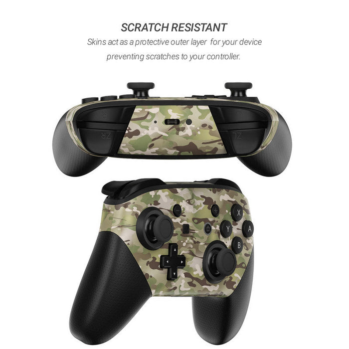 FC Camo - Nintendo Switch Pro Controller Skin - eZthings USA WE SORT ALL THE CRAZIEST GADGETS, GIZMOS, TOYS & TECHNOLOGY, SO YOU DON'T HAVE TO.