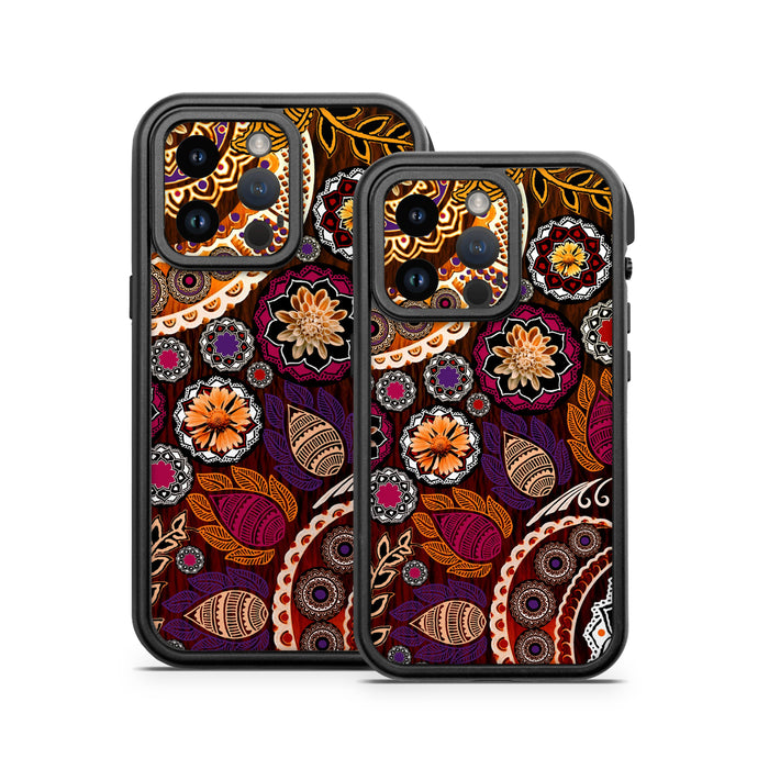 Autumn Mehndi - Otterbox Fre iPhone 14 Case Skin - eZthings USA WE SORT ALL THE CRAZIEST GADGETS, GIZMOS, TOYS & TECHNOLOGY, SO YOU DON'T HAVE TO.