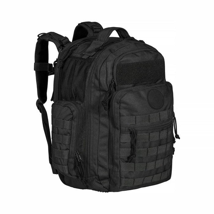 Phil & Jack Dad Diaper Bag Backpack, Baby Diaper Bag with Changing Station, Tactical Military Style, Womens Mens Diaper Bag (Black)