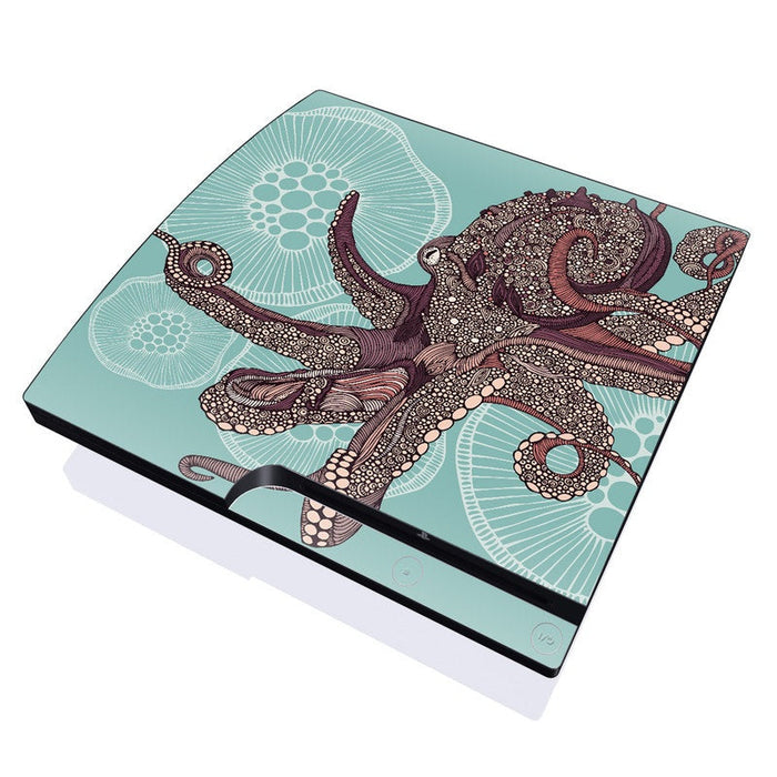 Octopus Bloom - Sony PS3 Slim Skin