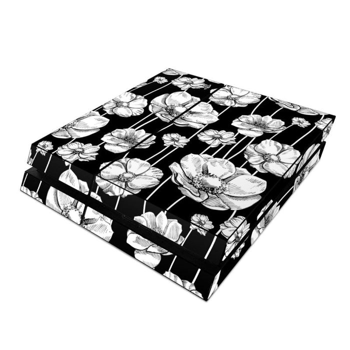 Striped Blooms - Sony PS4 Skin