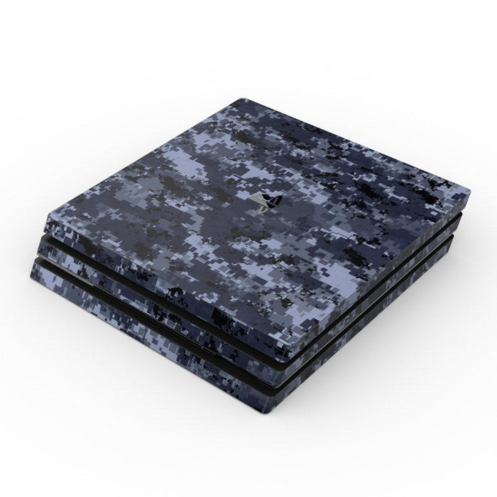 Digital Navy Camo - Sony PS4 Pro Skin