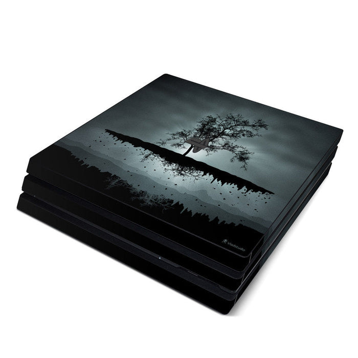 Flying Tree Black - Sony PS4 Pro Skin