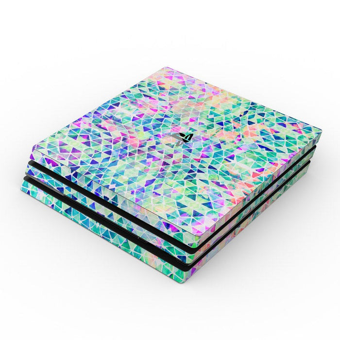 Pastel Triangle - Sony PS4 Pro Skin