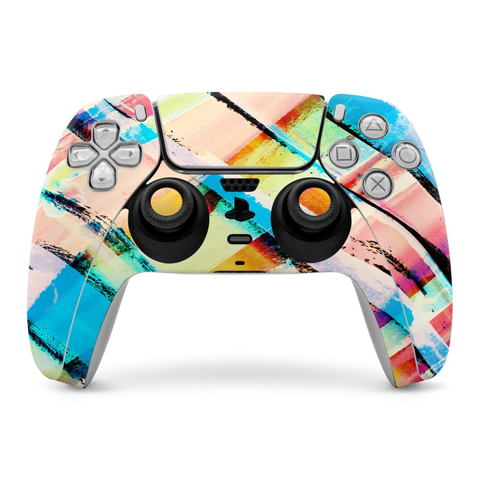 Check Stripe - Sony PS5 Controller Skin