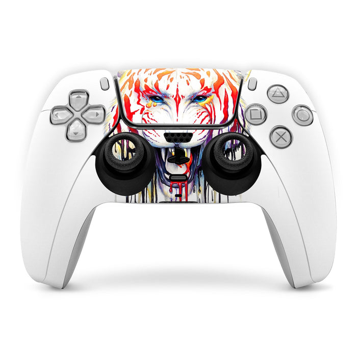 Fading Tiger - Sony PS5 Controller Skin - eZthings USA WE SORT ALL THE CRAZIEST GADGETS, GIZMOS, TOYS & TECHNOLOGY, SO YOU DON'T HAVE TO.