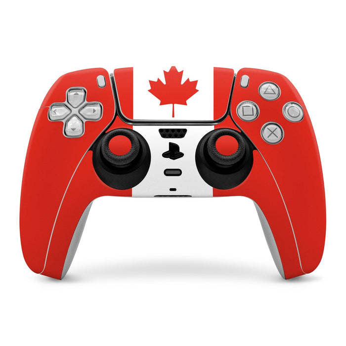Canadian Flag - Sony PS5 Controller Skin
