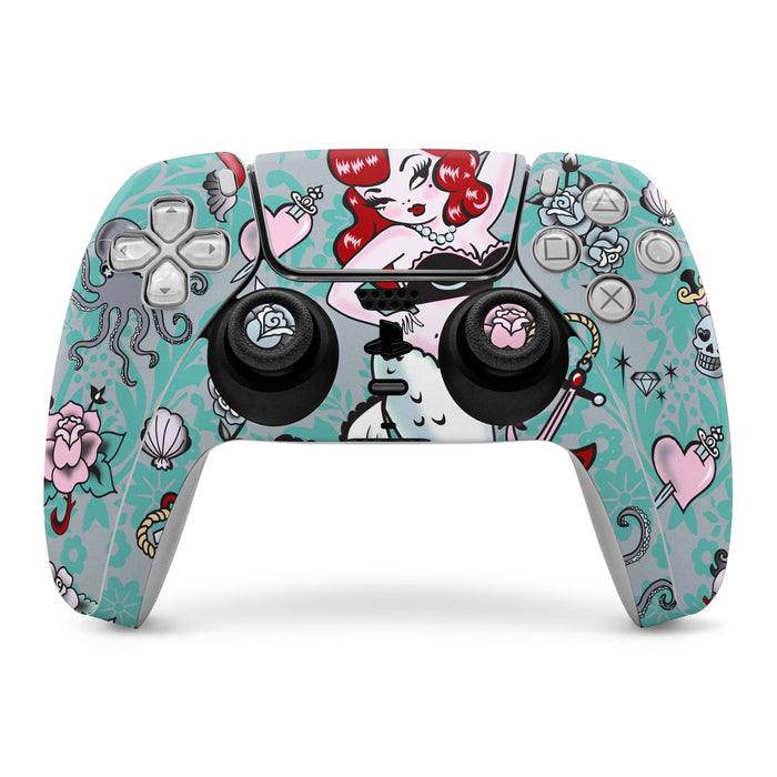 Molly Mermaid - Sony PS5 Controller Skin - eZthings USA WE SORT ALL THE CRAZIEST GADGETS, GIZMOS, TOYS & TECHNOLOGY, SO YOU DON'T HAVE TO.