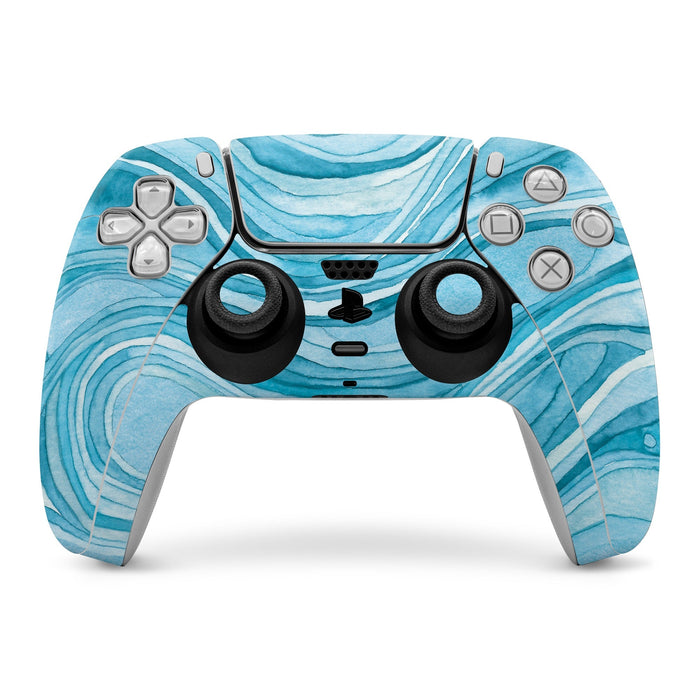 Ocean Blue - Sony PS5 Controller Skin - eZthings USA WE SORT ALL THE CRAZIEST GADGETS, GIZMOS, TOYS & TECHNOLOGY, SO YOU DON'T HAVE TO.