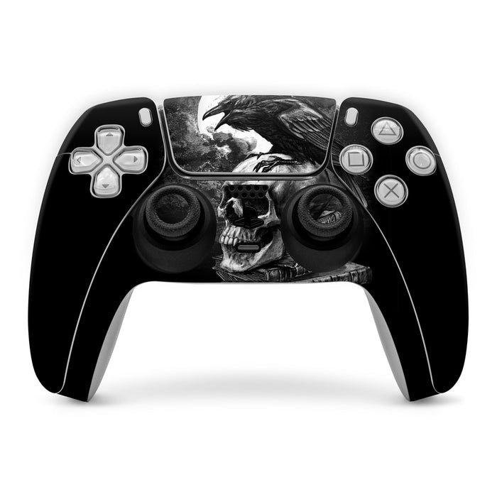 Poe's Raven - Sony PS5 Controller Skin - eZthings USA WE SORT ALL THE CRAZIEST GADGETS, GIZMOS, TOYS & TECHNOLOGY, SO YOU DON'T HAVE TO.