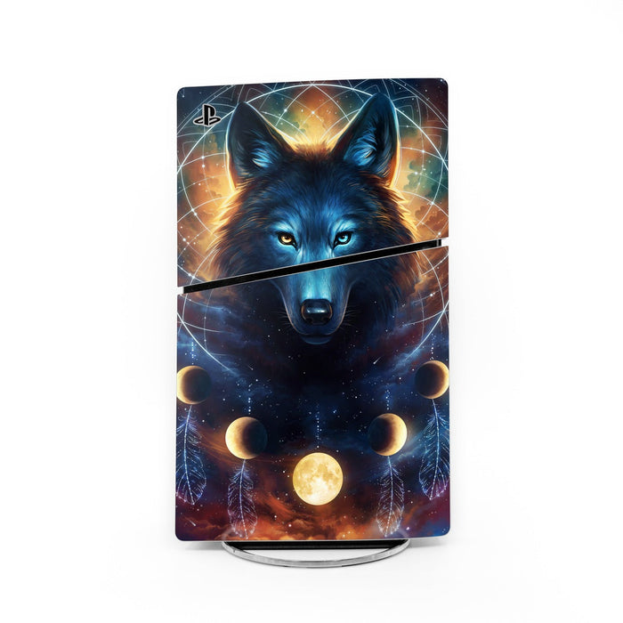 Dreamcatcher Wolf - Sony PS5 Slim Skin