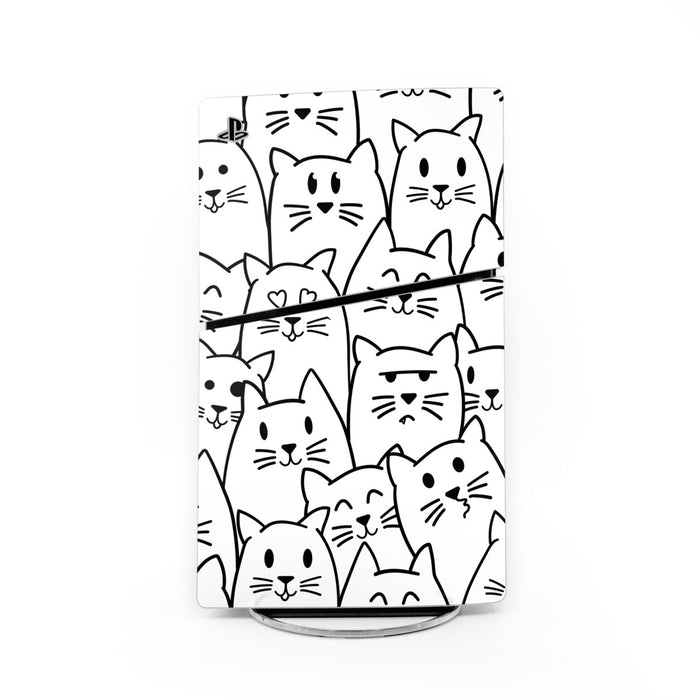 Moody Cats - Sony PS5 Slim Skin