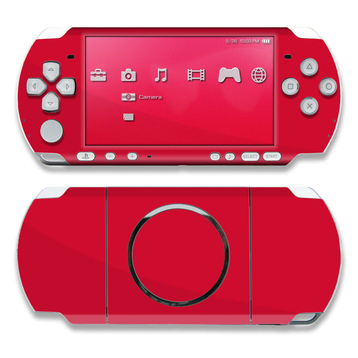 Solid State Red - Sony PSP 3000 Skin