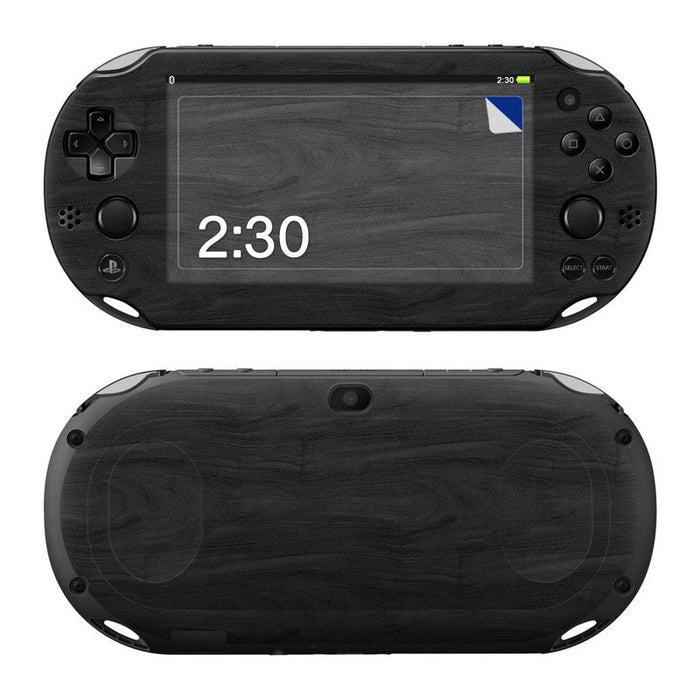 Black Woodgrain - Sony PS Vita 2000 Skin - eZthings USA WE SORT ALL THE CRAZIEST GADGETS, GIZMOS, TOYS & TECHNOLOGY, SO YOU DON'T HAVE TO.