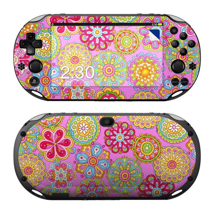 Bright Flowers - Sony PS Vita 2000 Skin