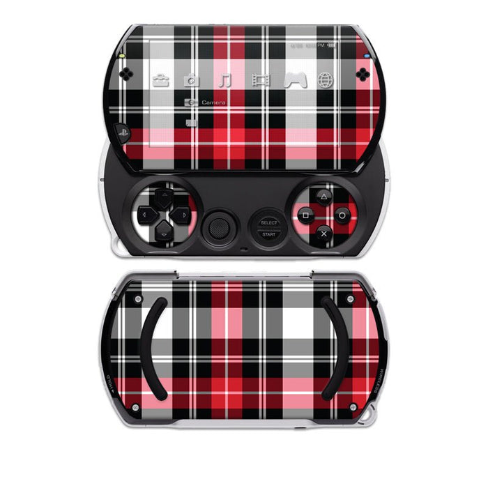Red Plaid - Sony PSP Go Skin