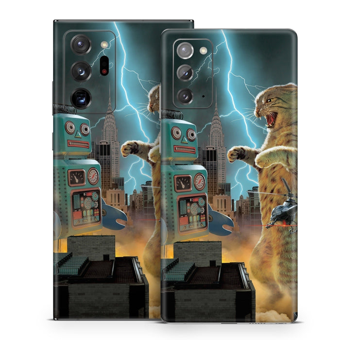 Catzilla Vs Robot - Samsung Galaxy Note 20 Skin