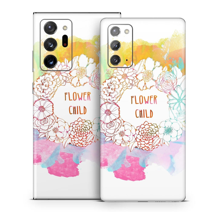 Flower Child - Samsung Galaxy Note 20 Skin - eZthings USA WE SORT ALL THE CRAZIEST GADGETS, GIZMOS, TOYS & TECHNOLOGY, SO YOU DON'T HAVE TO.