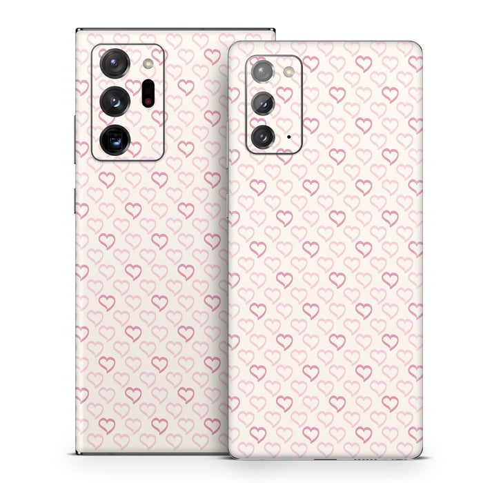 Patterned Hearts - Samsung Galaxy Note 20 Skin