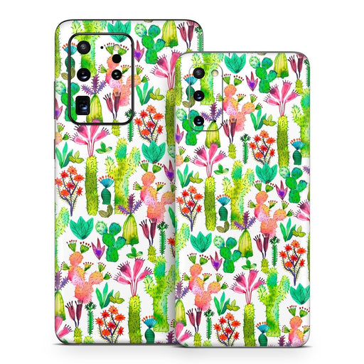 Cacti Garden - Samsung Galaxy S20 Skin - eZthings USA WE SORT ALL THE CRAZIEST GADGETS, GIZMOS, TOYS & TECHNOLOGY, SO YOU DON'T HAVE TO.