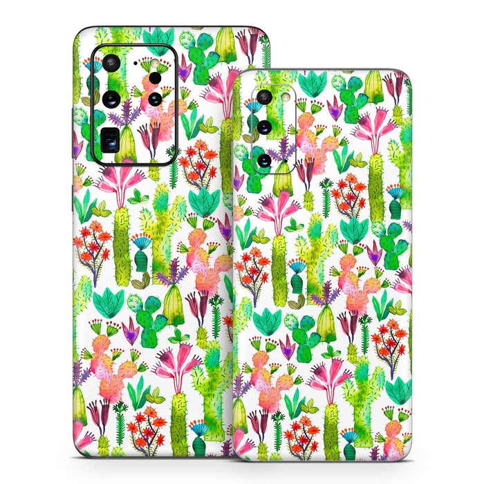 Cacti Garden - Samsung Galaxy S20 Skin - eZthings USA WE SORT ALL THE CRAZIEST GADGETS, GIZMOS, TOYS & TECHNOLOGY, SO YOU DON'T HAVE TO.