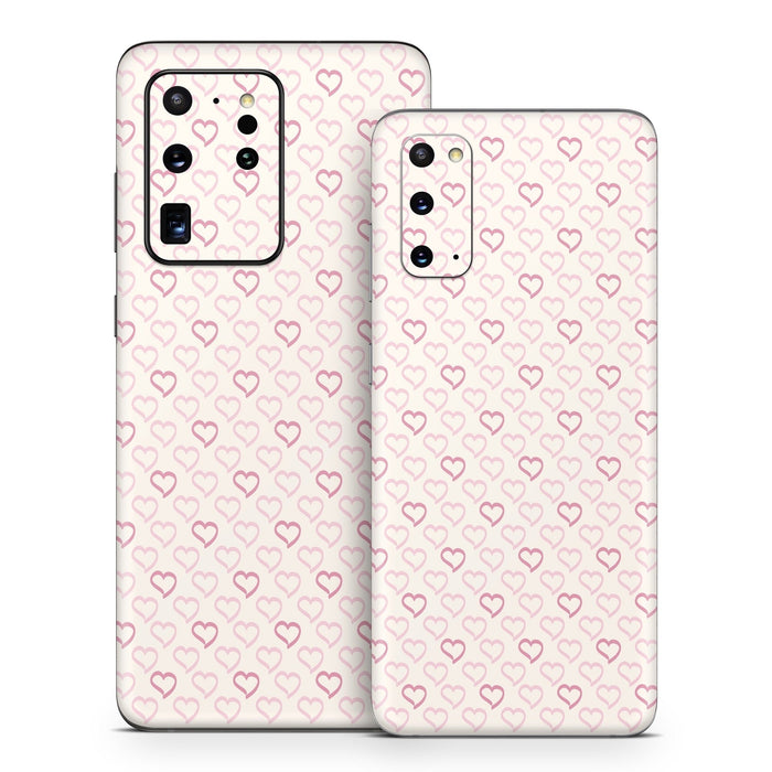 Patterned Hearts - Samsung Galaxy S20 Skin