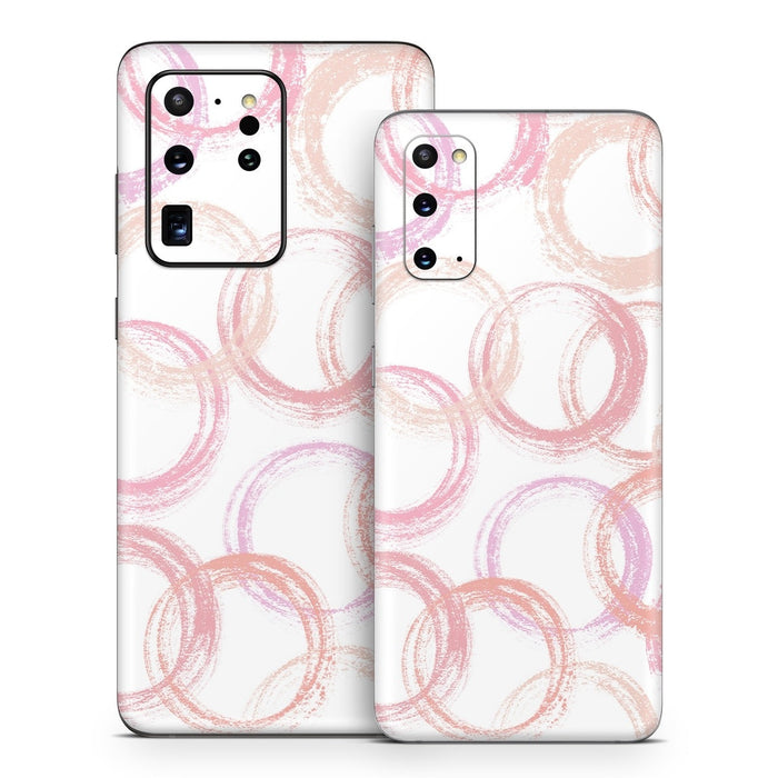 Pink Circles - Samsung Galaxy S20 Skin
