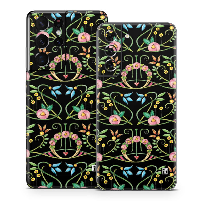 Change Nothing Flowers - Samsung Galaxy S21 Skin
