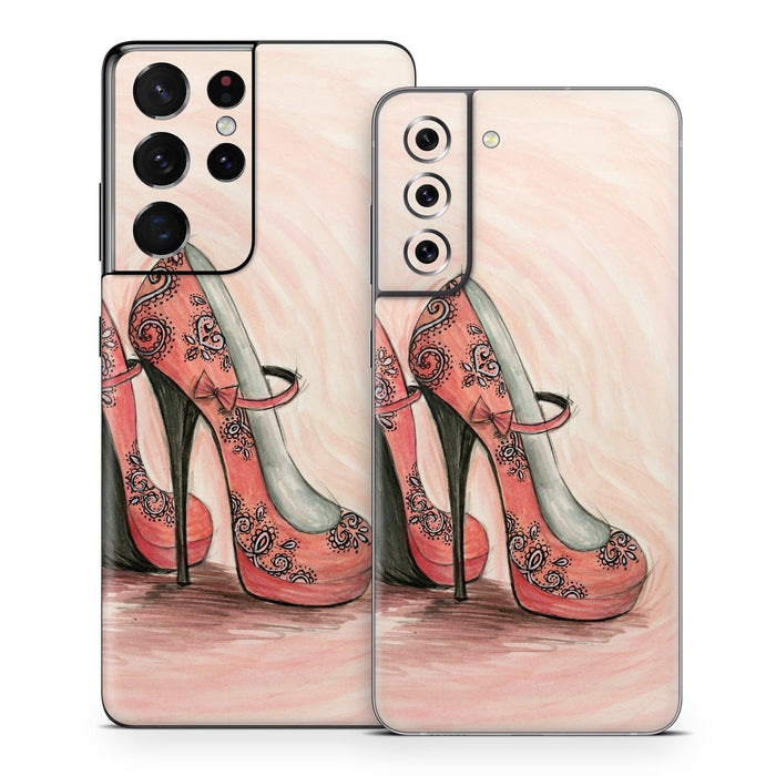 Coral Shoes - Samsung Galaxy S21 Skin