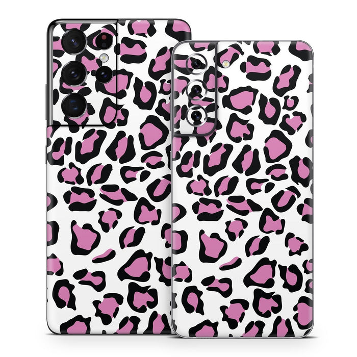 Leopard Love - Samsung Galaxy S21 Skin - eZthings USA WE SORT ALL THE CRAZIEST GADGETS, GIZMOS, TOYS & TECHNOLOGY, SO YOU DON'T HAVE TO.