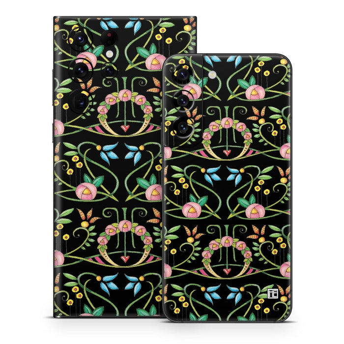 Change Nothing Flowers - Samsung Galaxy S22 Skin