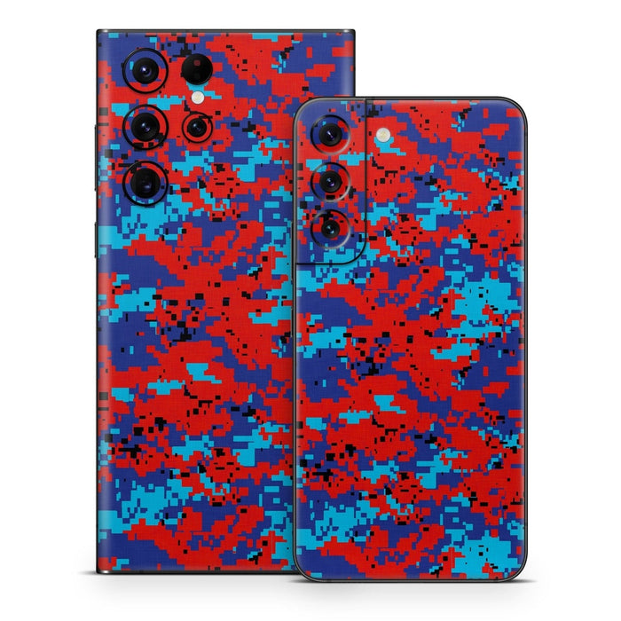 Digital Patriot Camo - Samsung Galaxy S22 Skin