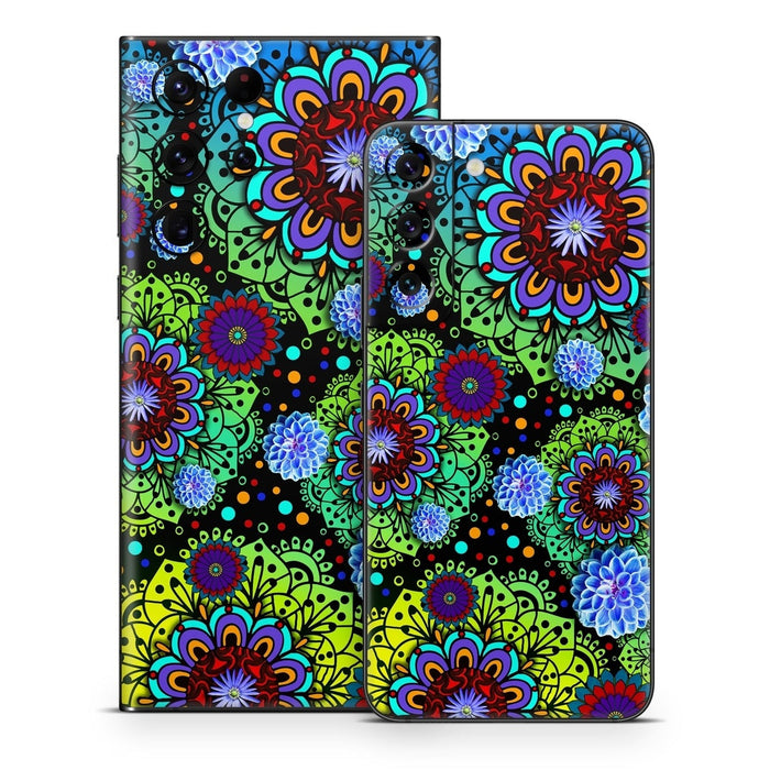 Funky Floratopia - Samsung Galaxy S22 Skin