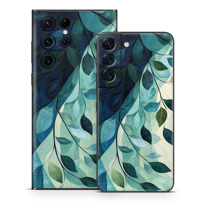 Teal and Indigo - Samsung Galaxy S22 Skin