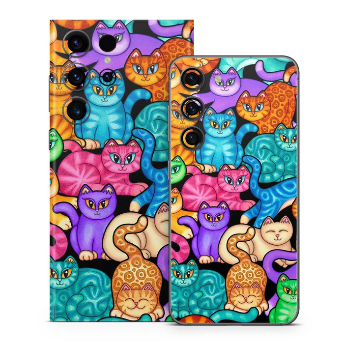 Colorful Kittens - Samsung Galaxy S23 Skin
