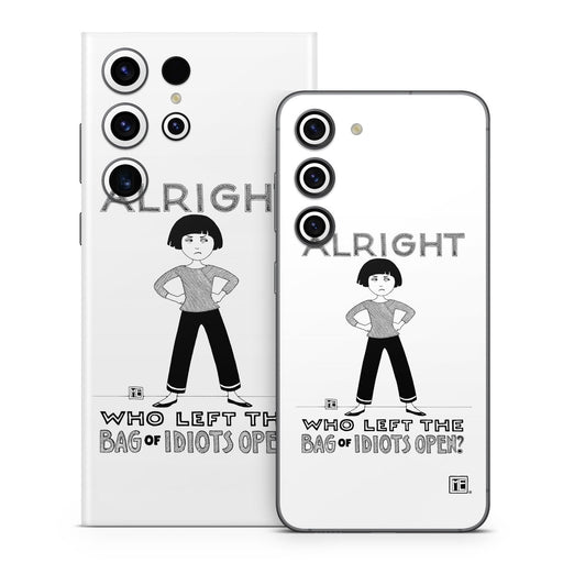Bag of Idiots - Samsung Galaxy S23 Skin - eZthings USA WE SORT ALL THE CRAZIEST GADGETS, GIZMOS, TOYS & TECHNOLOGY, SO YOU DON'T HAVE TO.