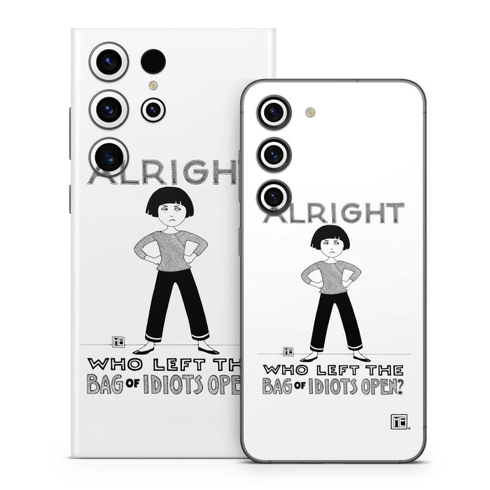 Bag of Idiots - Samsung Galaxy S23 Skin - eZthings USA WE SORT ALL THE CRAZIEST GADGETS, GIZMOS, TOYS & TECHNOLOGY, SO YOU DON'T HAVE TO.